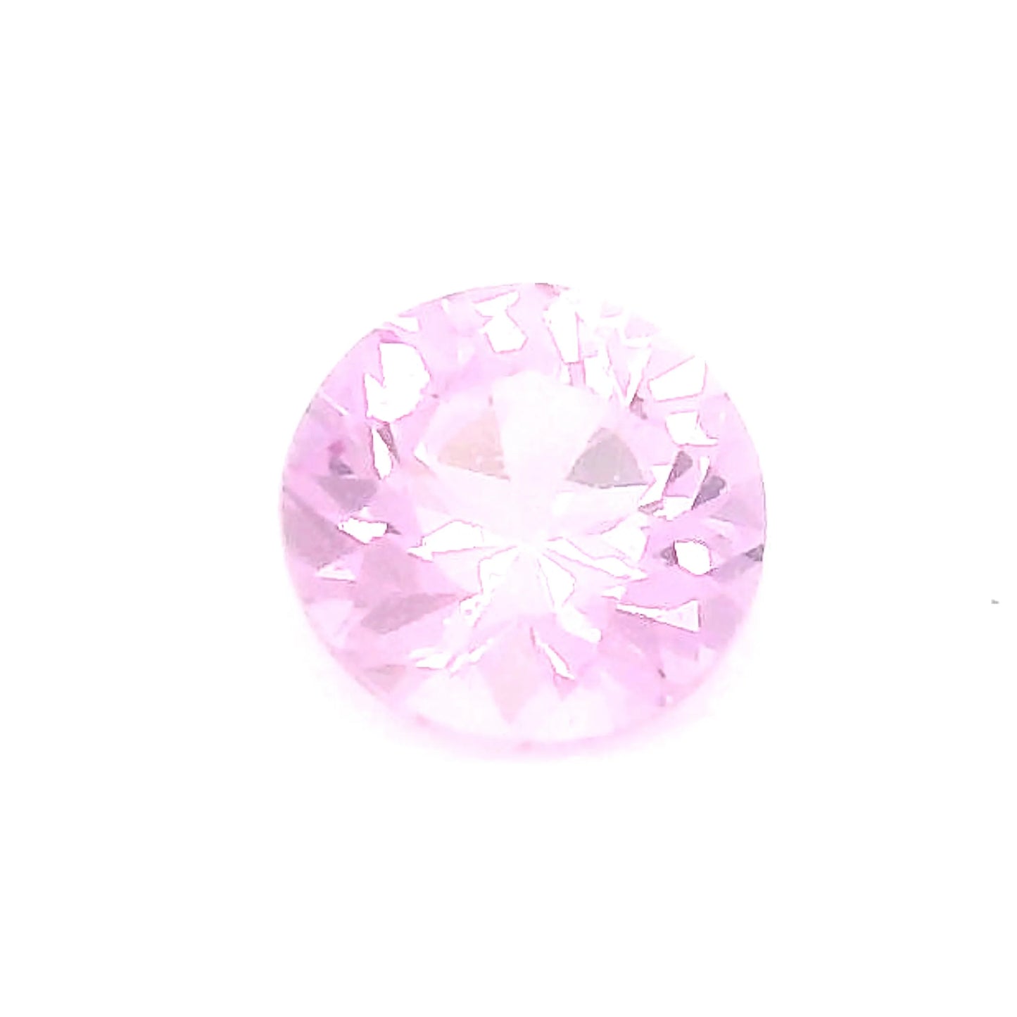 0.18ct Round Natural Sapphire (Colour Pink, Clarity Slightly Included, Cut Faceted)