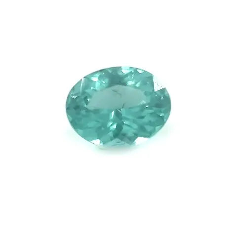 0.37ct Oval Natural Tourmaline (Colour Blue, Clarity Slightly Included, Cut Faceted)