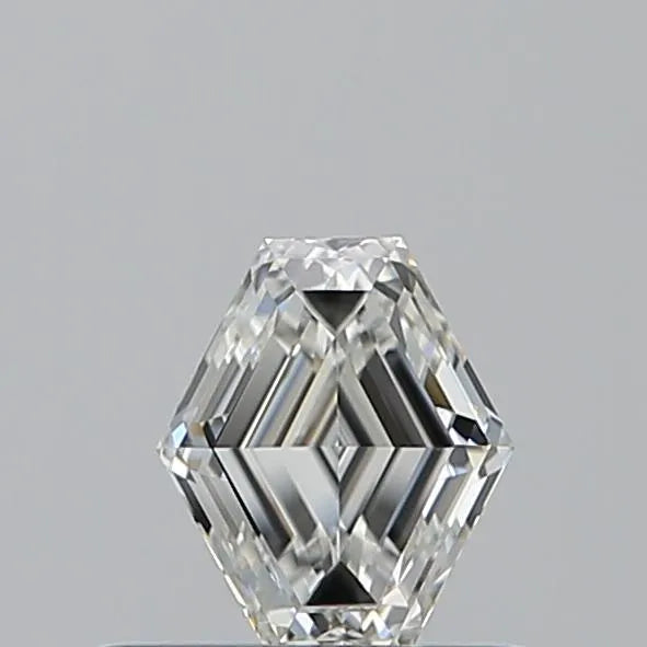 0.41ct Hexagonal Natural Diamond (Colour H, Clarity IF, GIA Certified)