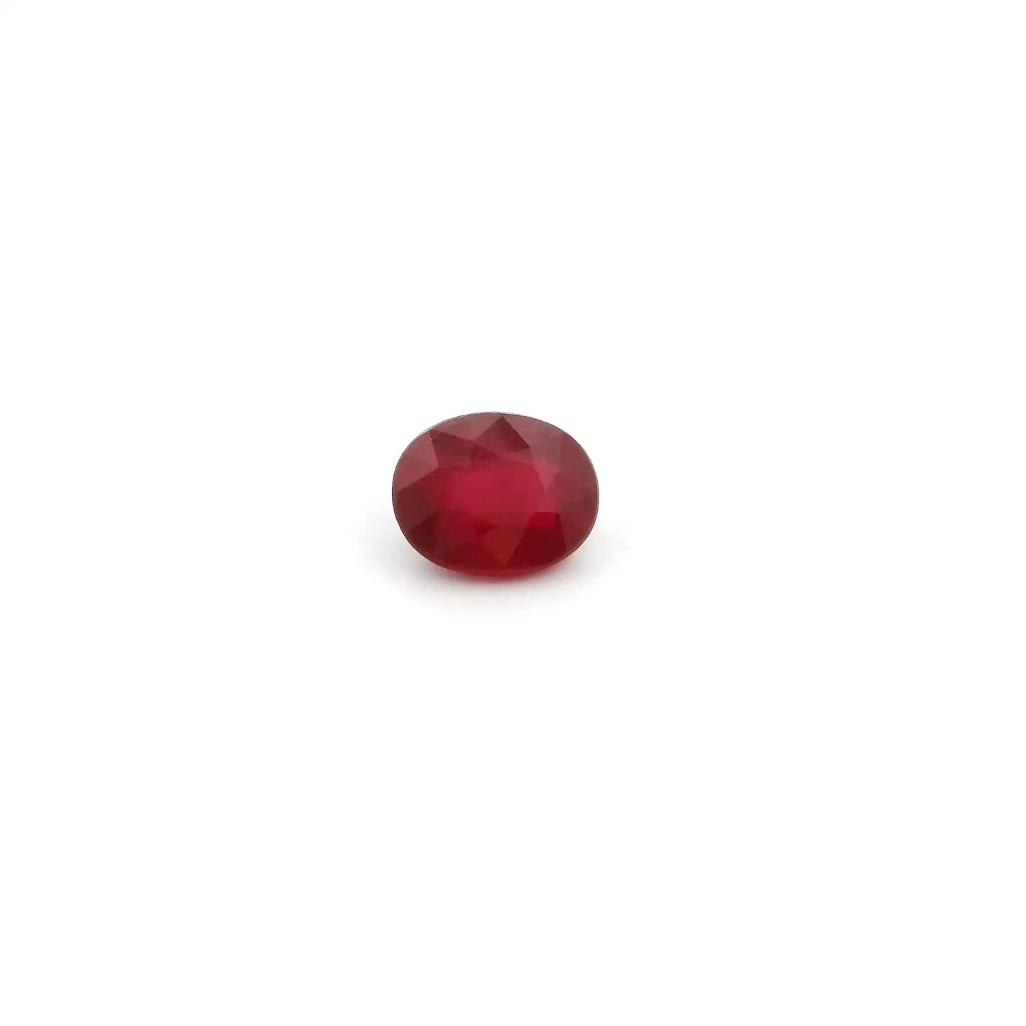0.42ct Oval Natural Ruby (Colour Red, Clarity Slightly Included, Cut Faceted)