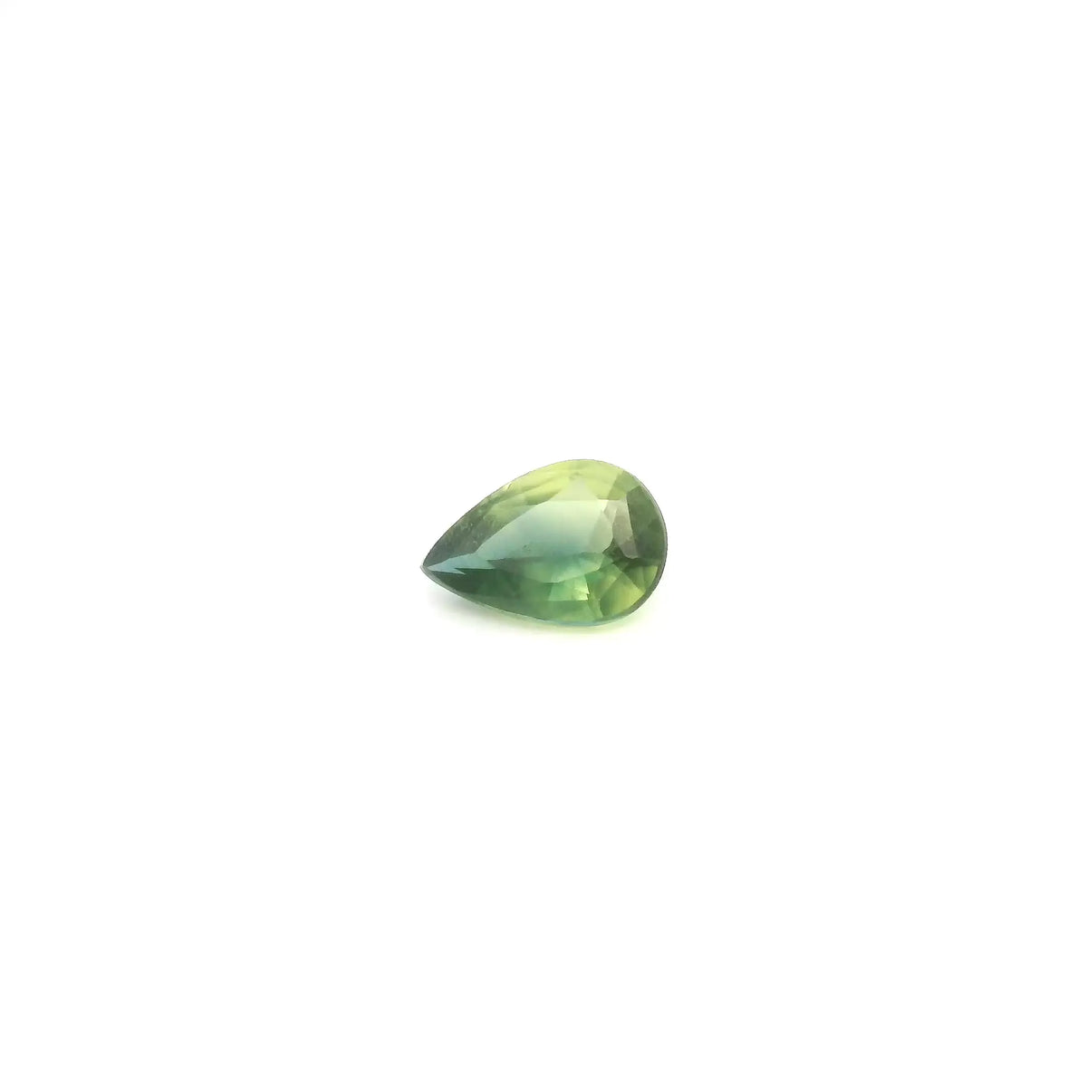 0.44ct Pear Natural Sapphire (Colour Green, Clarity Eye Clean, Cut Faceted)