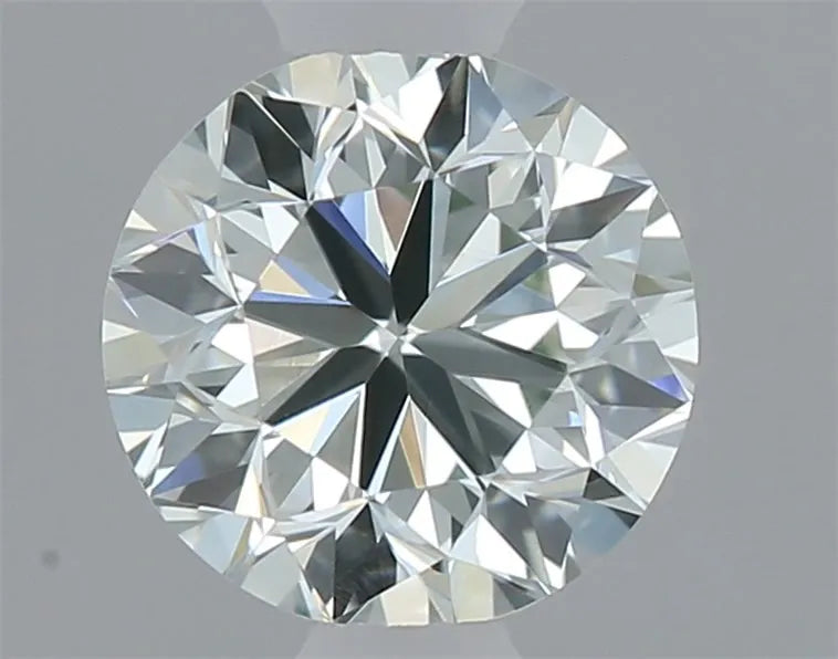 0.50ct Round Natural Diamond (Colour Very Light Green, Clarity VVS1, GIA Certified)