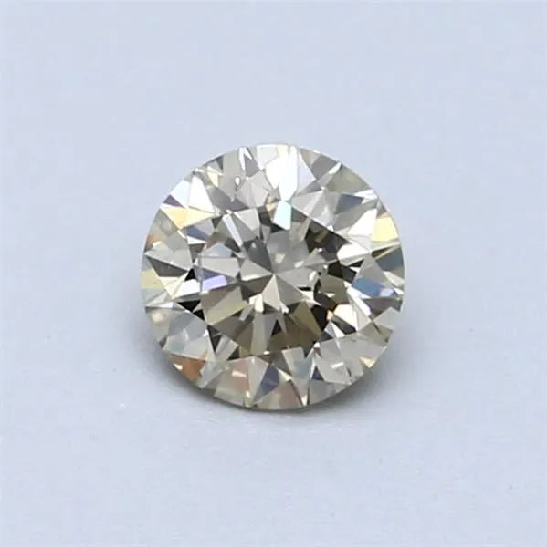 0.52ct Round Natural Diamond (Colour Fancy Light Brownish Yellow, Clarity SI1, Cut VG, IGI Certified)