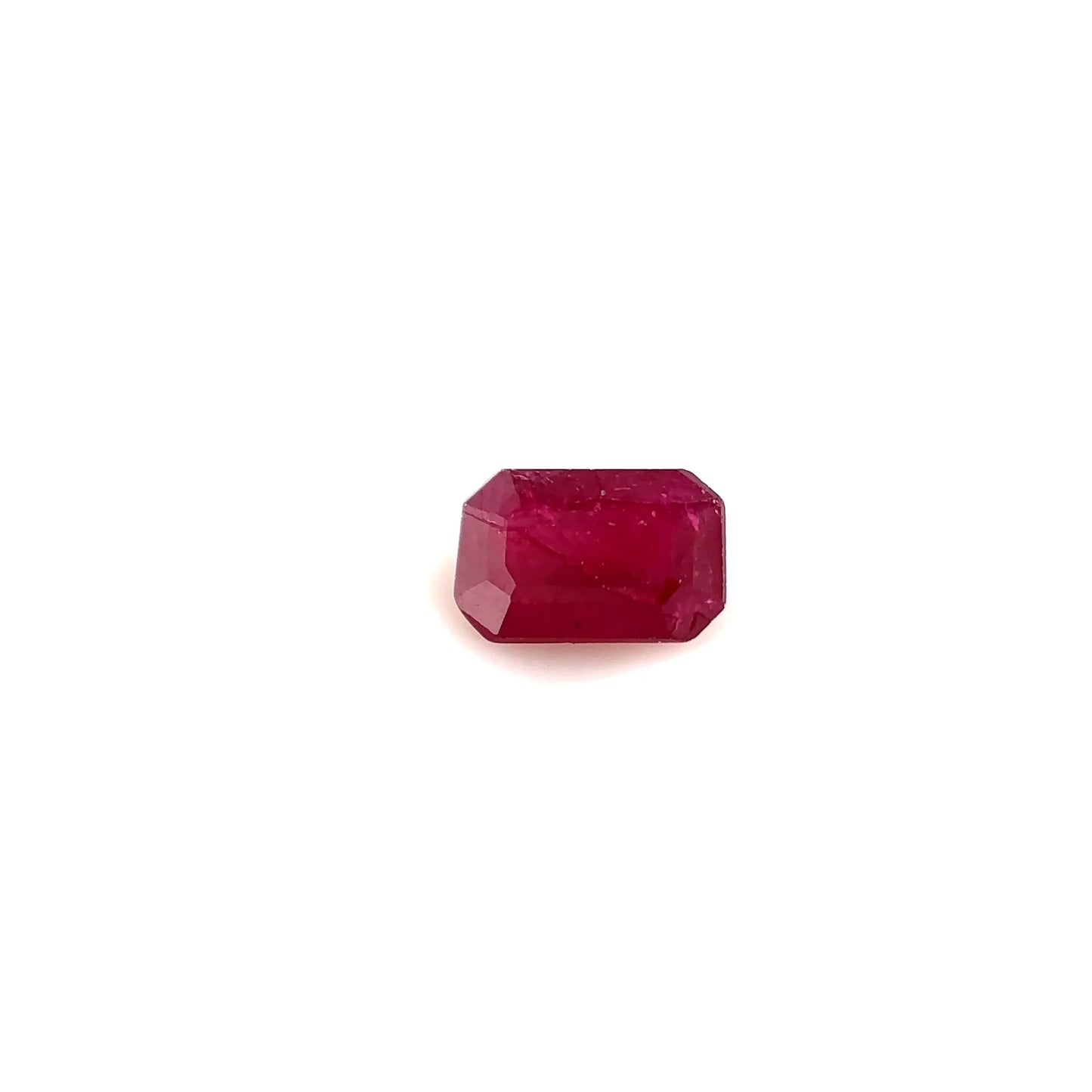 0.63ct Emerald Natural Ruby (Colour Red, Clarity Slightly Included, Cut Faceted)