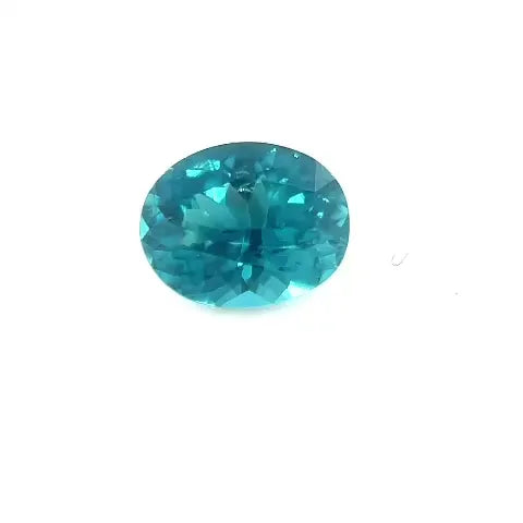 0.70ct Oval Natural Tourmaline (Colour Blue, Clarity Slightly Included, Cut Faceted)