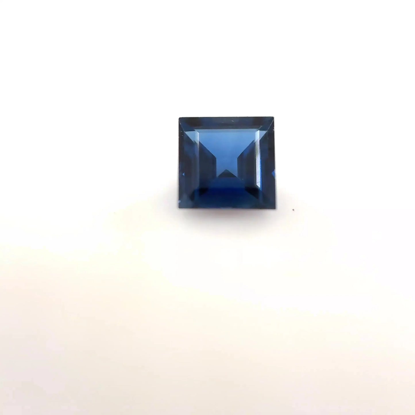 0.78ct Square Natural Sapphire (Colour Blue, Clarity Eye Clean, Cut Faceted)