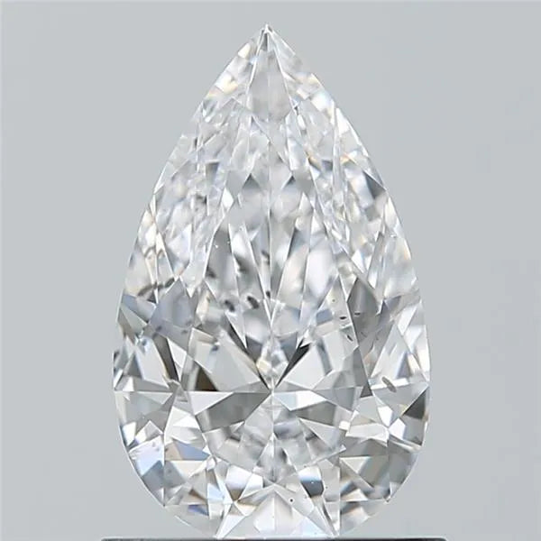 0.90ct Pear Natural Diamond (Colour D, Clarity SI1, Cut EX, GIA Certified)