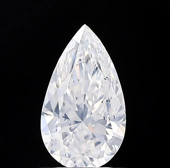 0.90ct Pear Natural Diamond (Colour Fancy White, Clarity I2, GIA Certified)