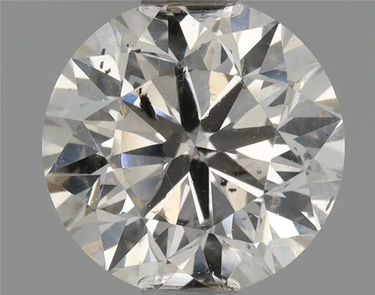 0.90ct Round Natural Diamond (Colour Faint Brown, Clarity SI2, Cut VG, GIA Certified)