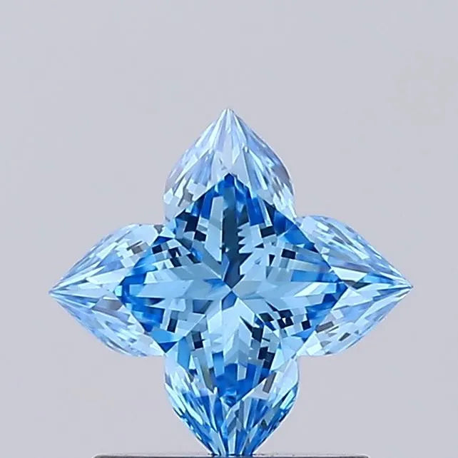 0.91ct Other Lab Grown Diamond (Colour Fancy Vivid Blue, Clarity VVS2, IGI Certified)