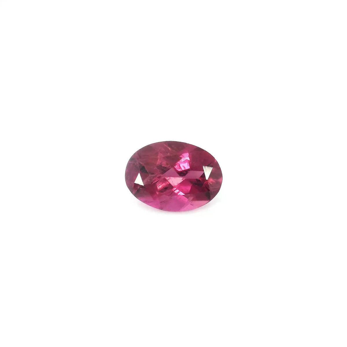 0.94ct Oval Natural Tourmaline (Colour Red, Clarity Eye Clean, Cut Faceted)