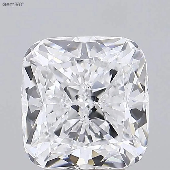 3.63ct Cushion brilliant Lab Grown Diamond (Colour D, Clarity VVS2, IGI Certified)