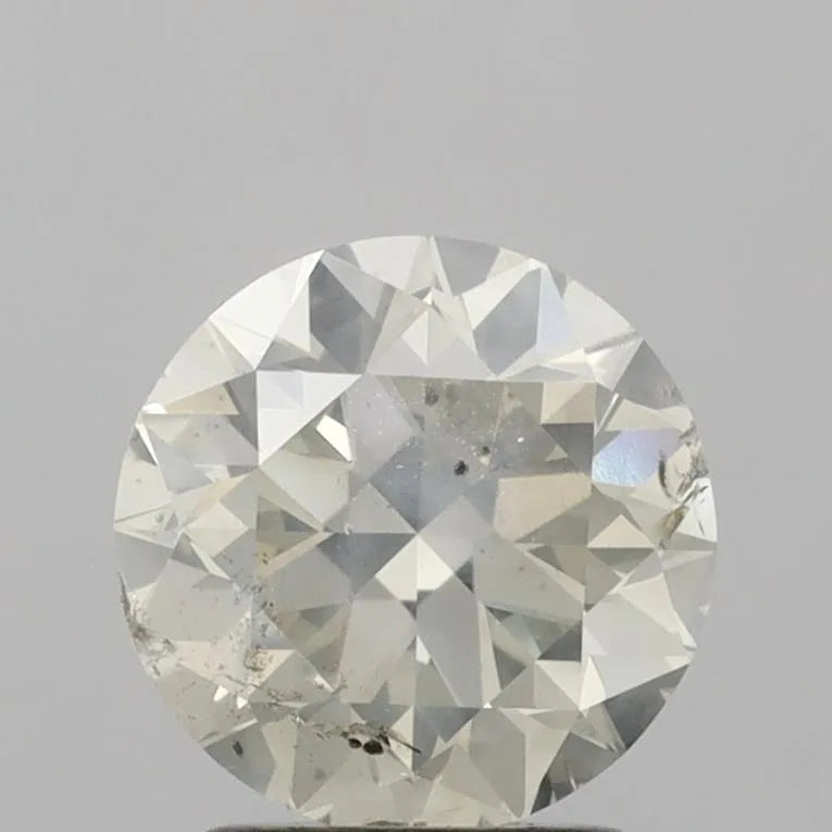 2.00ct Round Natural Diamond (Colour K, Clarity I1, Cut EX, IGI Certified)