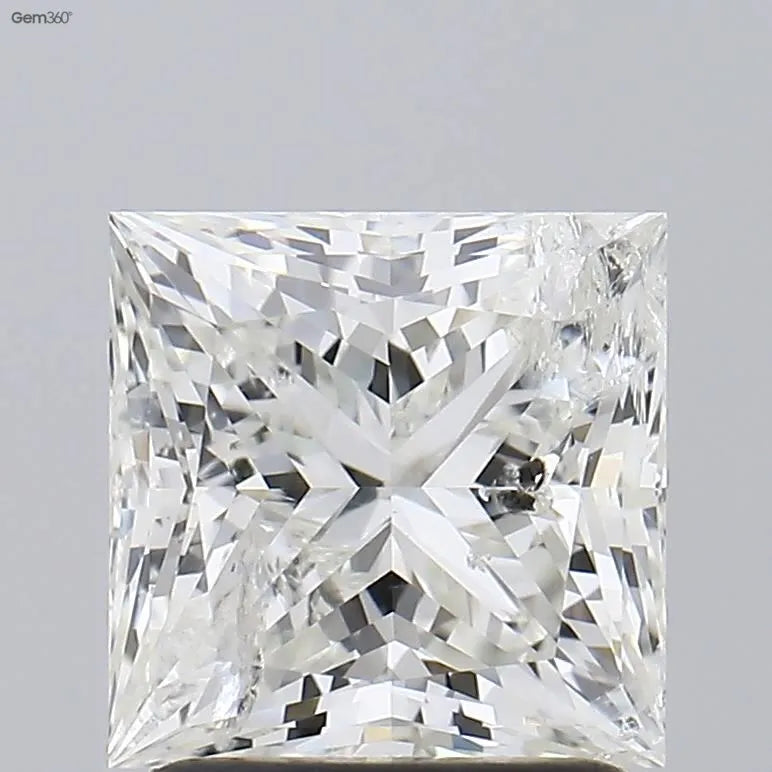 2.04ct Princess Natural Diamond (Colour H, Clarity I1, Cut VG, IGI Certified)