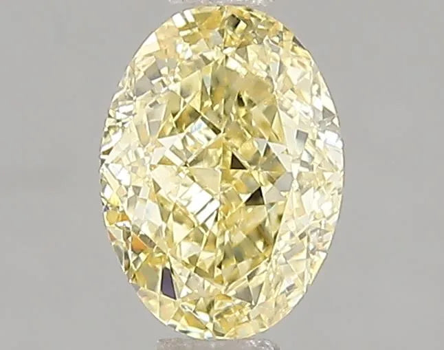 1.02ct Oval Lab Grown Diamond (Colour Fancy Vivid Yellow, Clarity VS2, IGI Certified)