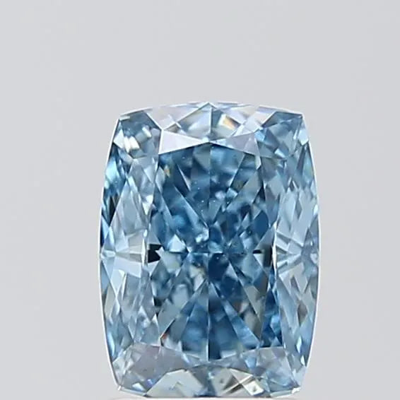 1.40ct Cushion modified Lab Grown Diamond (Colour Fancy Vivid Blue, Clarity VS1, IGI Certified)