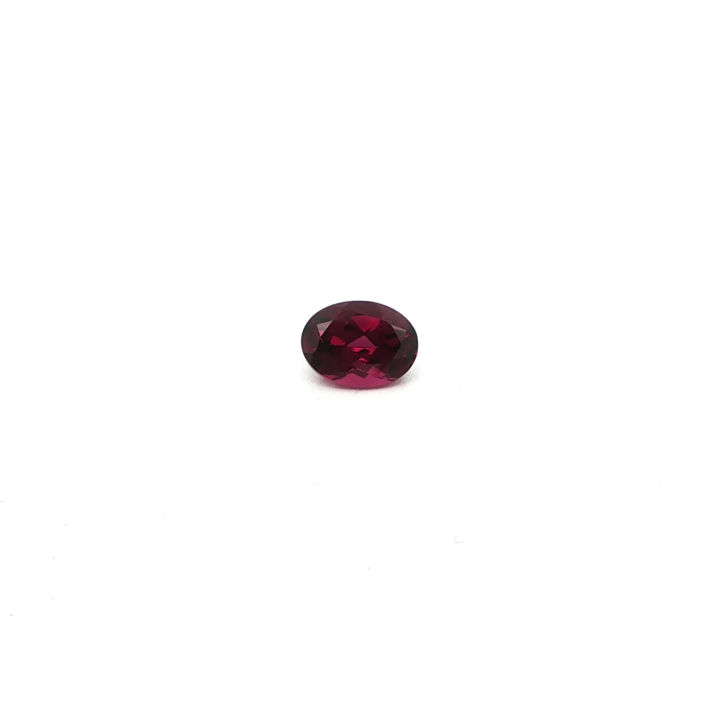1.76ct Oval Natural Garnet (Colour Purple, Clarity Slightly Included, Cut Faceted)
