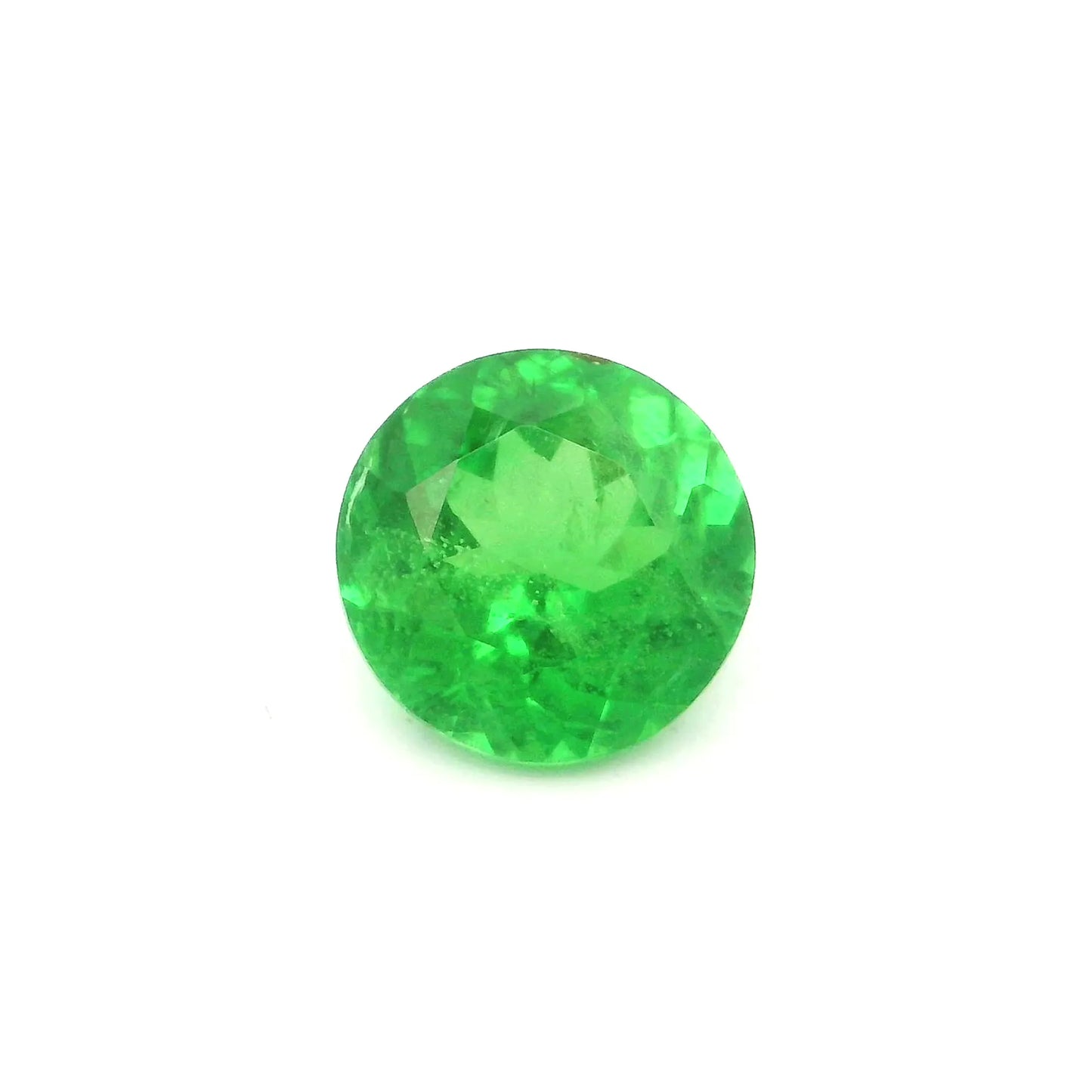 1.87ct Round Natural Garnet (Colour Green, Clarity Slightly Included, Cut Faceted)