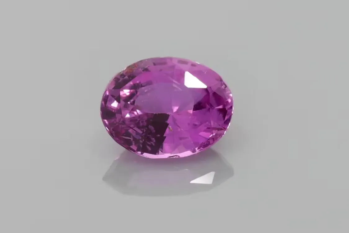 1.99ct Oval Natural Sapphire (Colour Pink, Clarity Slightly Included, Cut Faceted)