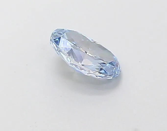 0.41ct Oval Lab Grown Diamond (Colour Fancy Intense Blue, Clarity VVS2, IGI Certified)
