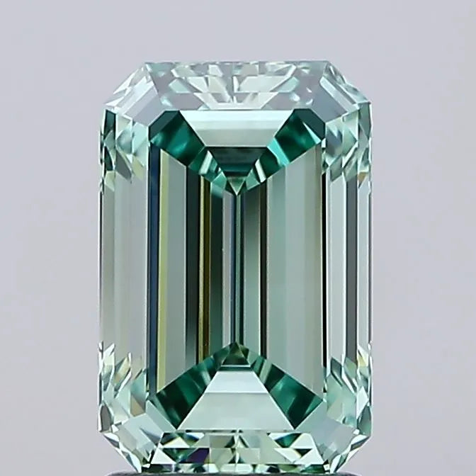 2.06ct Emerald Lab Grown Diamond (Colour Fancy Intense Green, Clarity VVS2, IGI Certified)