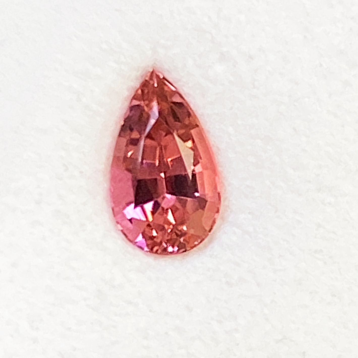 2.06ct Pear Natural Tourmaline (Colour Pink, Clarity Eye Clean, Cut Faceted)