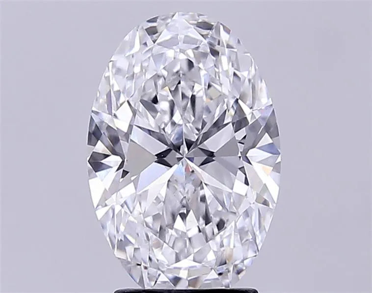 2.92ct Oval Lab Grown Diamond (Colour D, Clarity VVS2, IGI Certified)