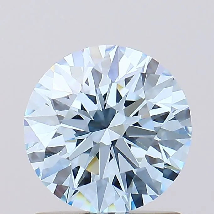 1.06ct Round Lab Grown Diamond (Colour Fancy Intense Blue, Clarity IF, Cut ID, IGI Certified)