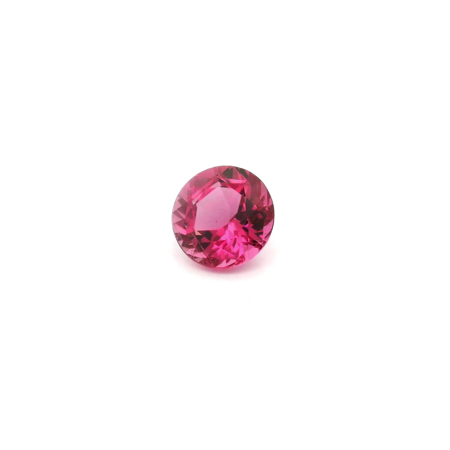 3.00ct Round Natural Tourmaline (Colour Pink, Clarity Slightly Included, Cut Faceted)