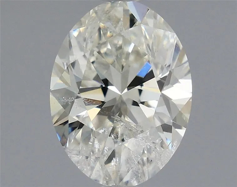 1.02ct Oval Natural Diamond (Colour H, Clarity I1, Cut VG, IGI Certified)