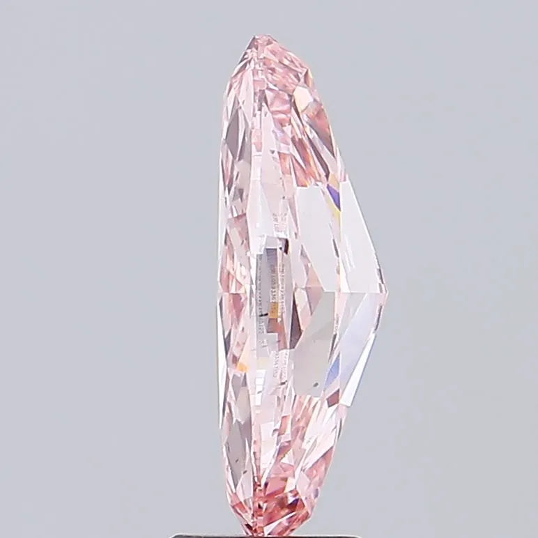 4.00ct Marquise Lab Grown Diamond (Colour Fancy Vivid Pink, Clarity VS2, IGI Certified)