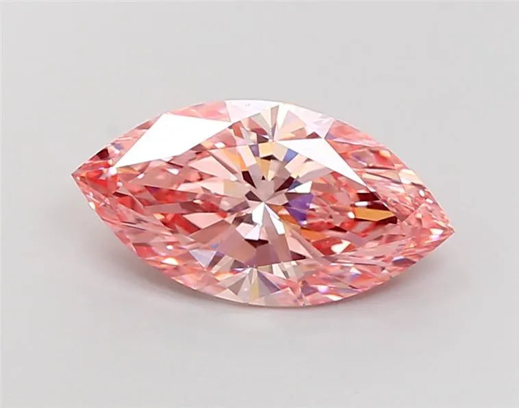 4.03ct Marquise Lab Grown Diamond (Colour Fancy Vivid Pink, Clarity VVS2, IGI Certified)