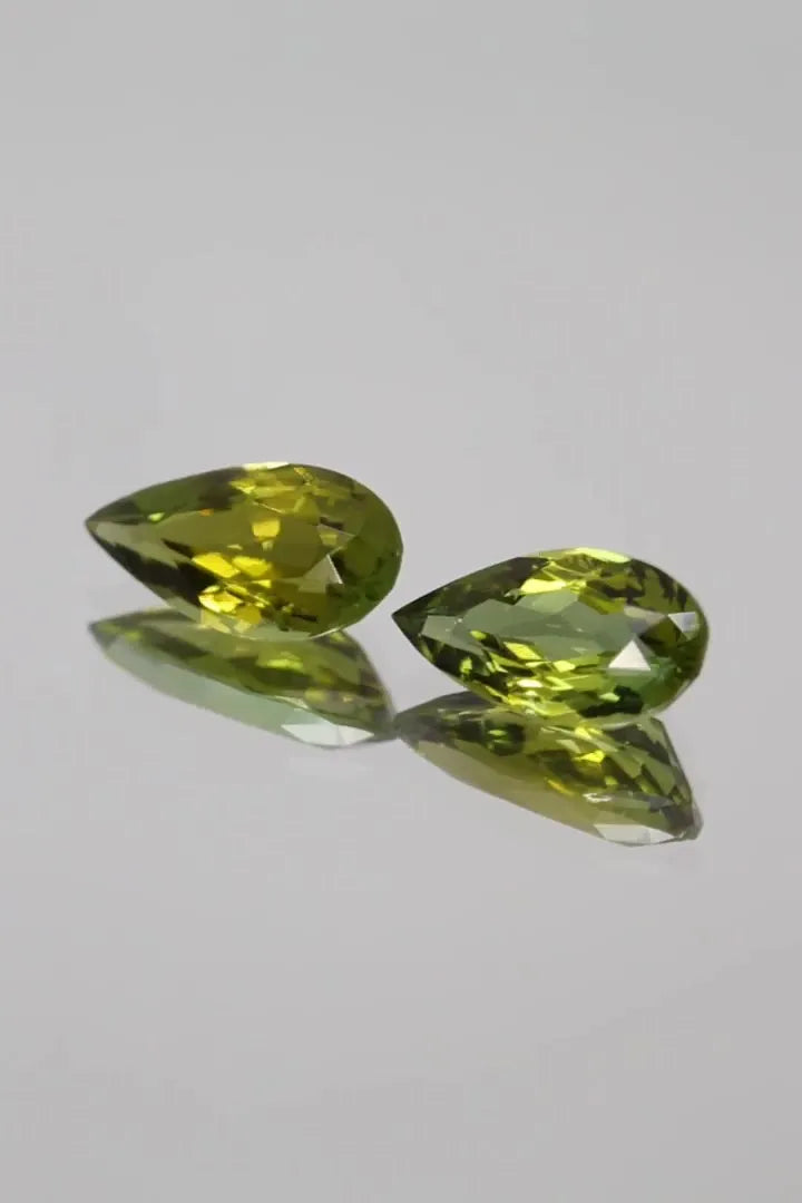 4.25ct Pear Natural Tourmaline (Colour Green, Clarity Eye Clean, Cut Faceted)