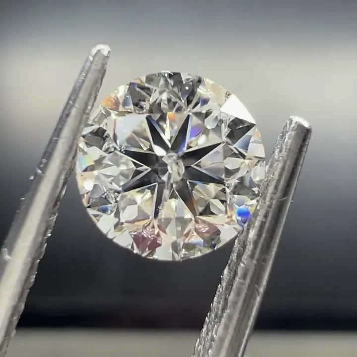 1.00ct Round Natural Diamond (Colour J, Clarity I1, Cut GD, GIA Certified)