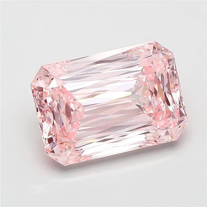 5.42ct Radiant Lab Grown Diamond (Colour Fancy Intense Pink, Clarity VVS1, IGI Certified)
