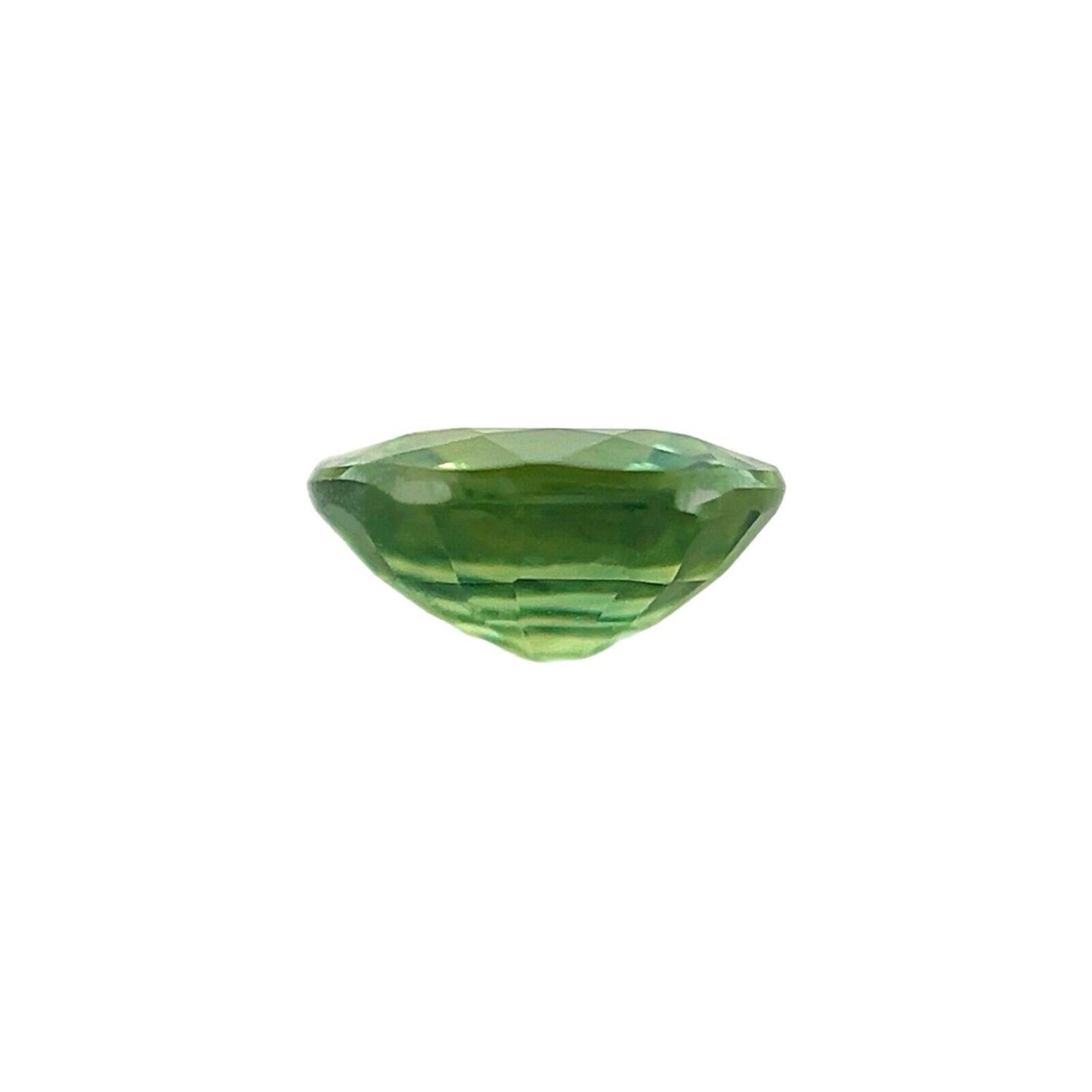 0.83ct NATURAL Vivid Green Thai Sapphire Oval Loose Gemstone 6x5mm VS