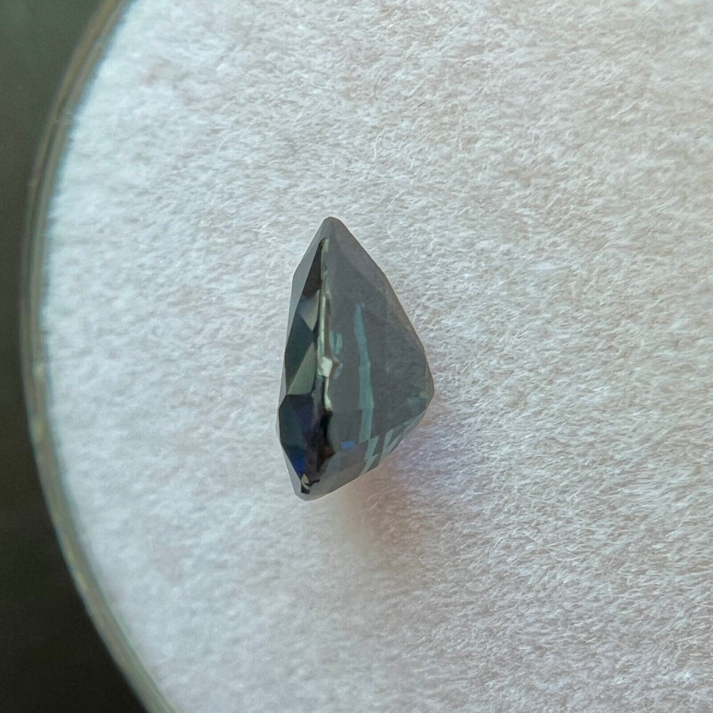 Fine 1.03ct DEEP Blue NATURAL Thai Sapphire Pear Teardrop Cut Gem 7x5.3mm VS