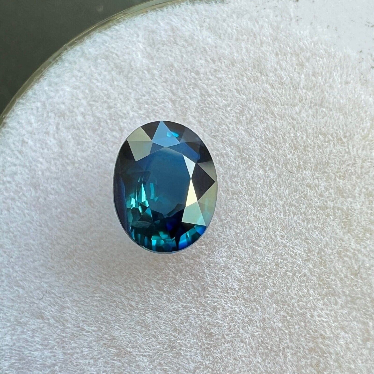 NATURAL 1.02ct DEEP Blue Oval Cut Sapphire Gemstone 6.8x5.2mm VVS
