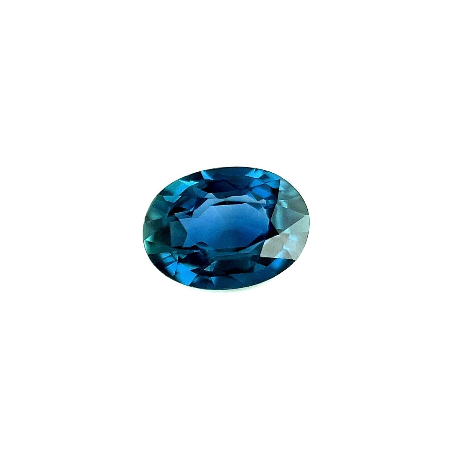 UNTREATED 0.85ct Natural VIVID Blue Sapphire 6.8x4.8mm Oval Cut RARE Gem VVS