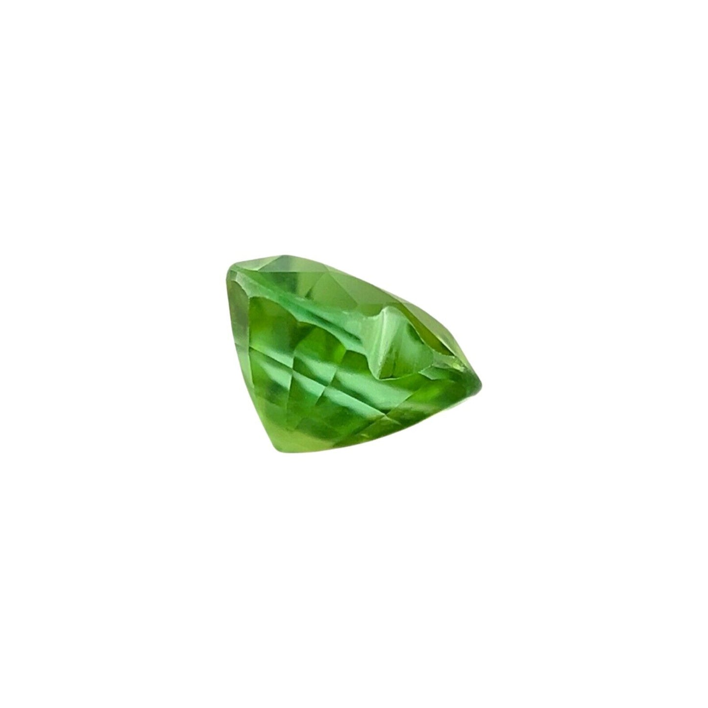 NATURAL Vivid Green FINE Tourmaline 0.99ct Heart Cut 6.5x5.7mm Gemstone VS