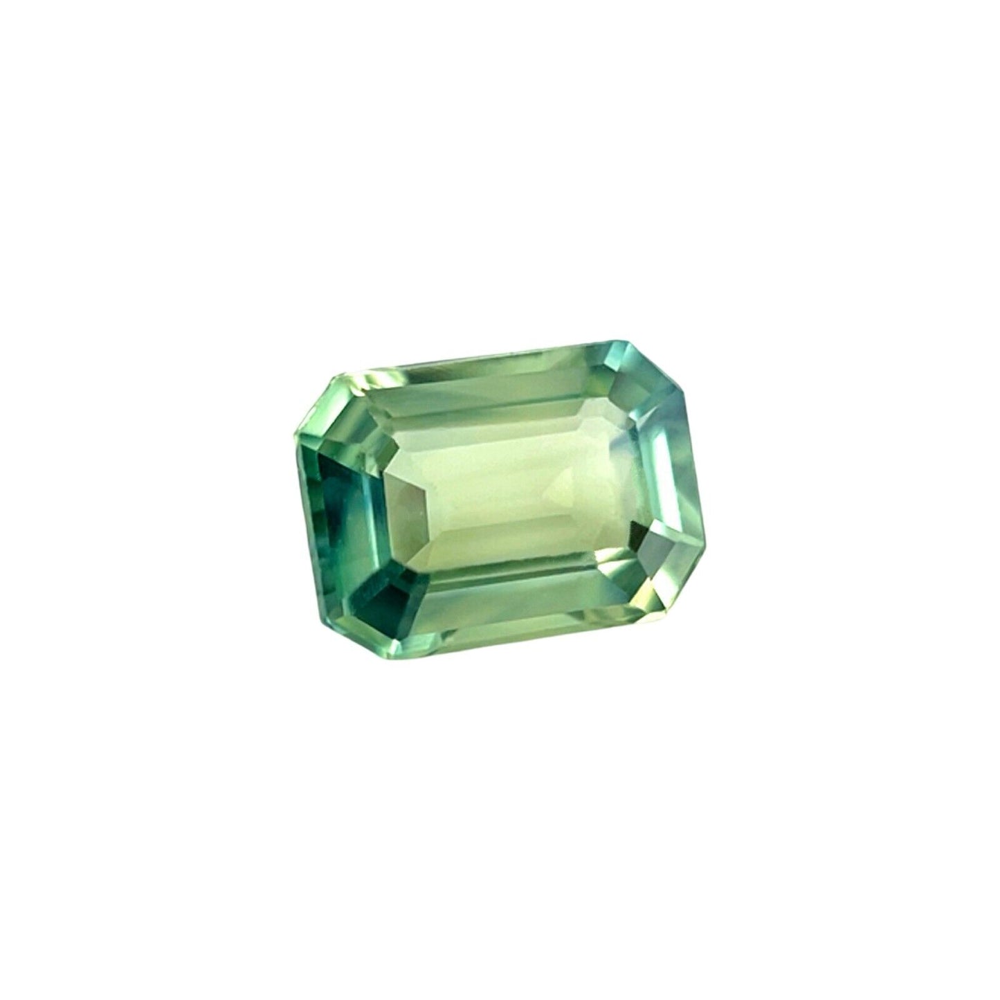 1.07ct Sapphire NATURAL Green Emerald Octagon Cut 6.8x5mm VS Loose Gem