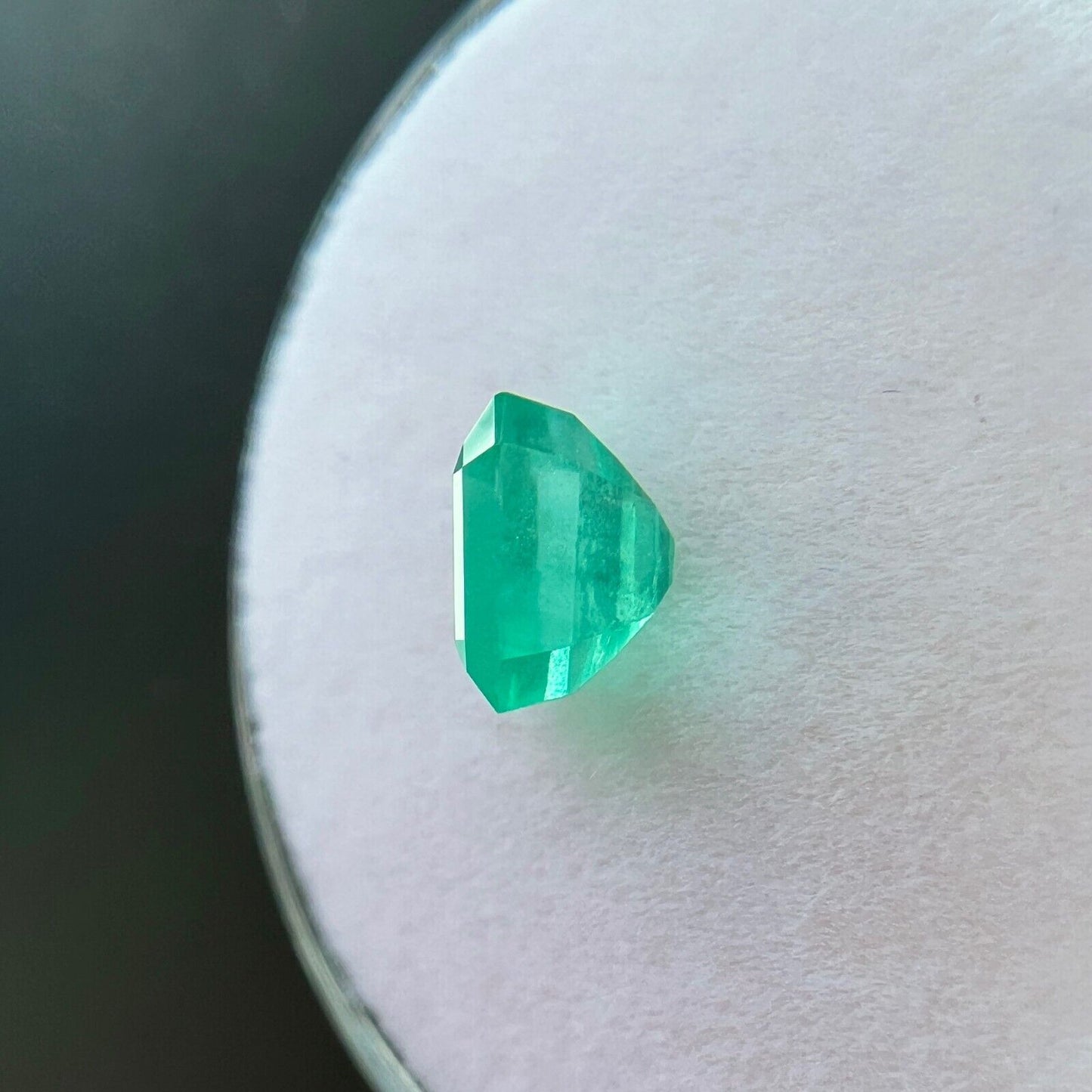 NATURAL 1.15ct Emerald RARE Vivid Green Octagon Cut 6.1 x 5.1mm Loose Gemstone