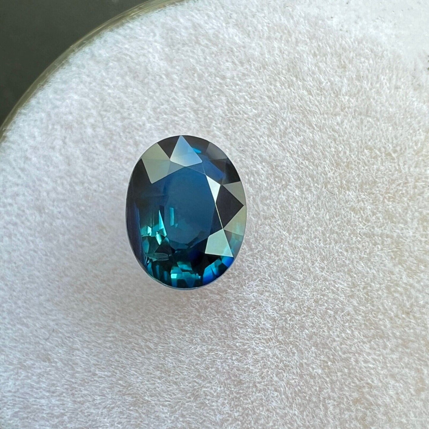 NATURAL 1.02ct DEEP Blue Oval Cut Sapphire Gemstone 6.8x5.2mm VVS