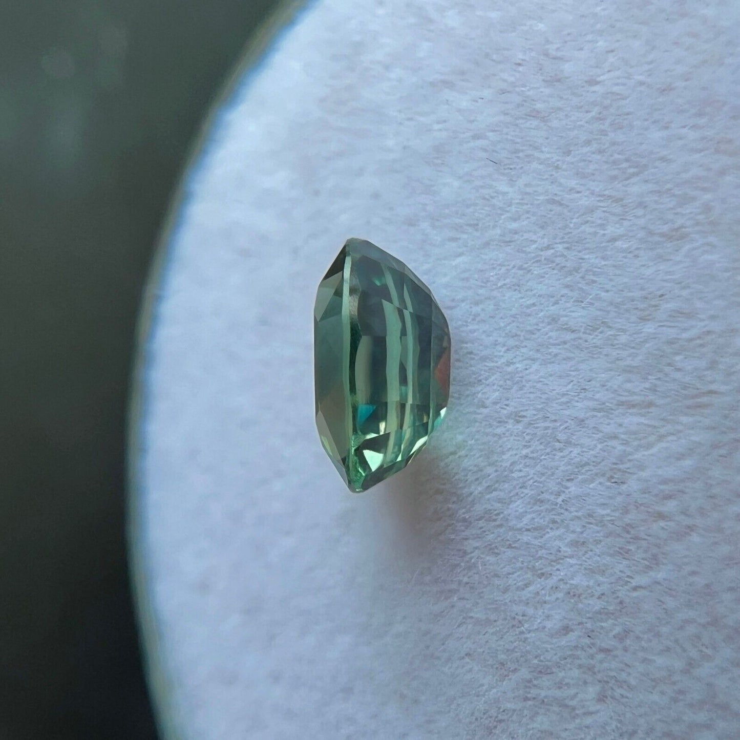 NATURAL Parti Colour Sapphire Blue Green Yellow 0.97ct Oval Cut UNTREATED