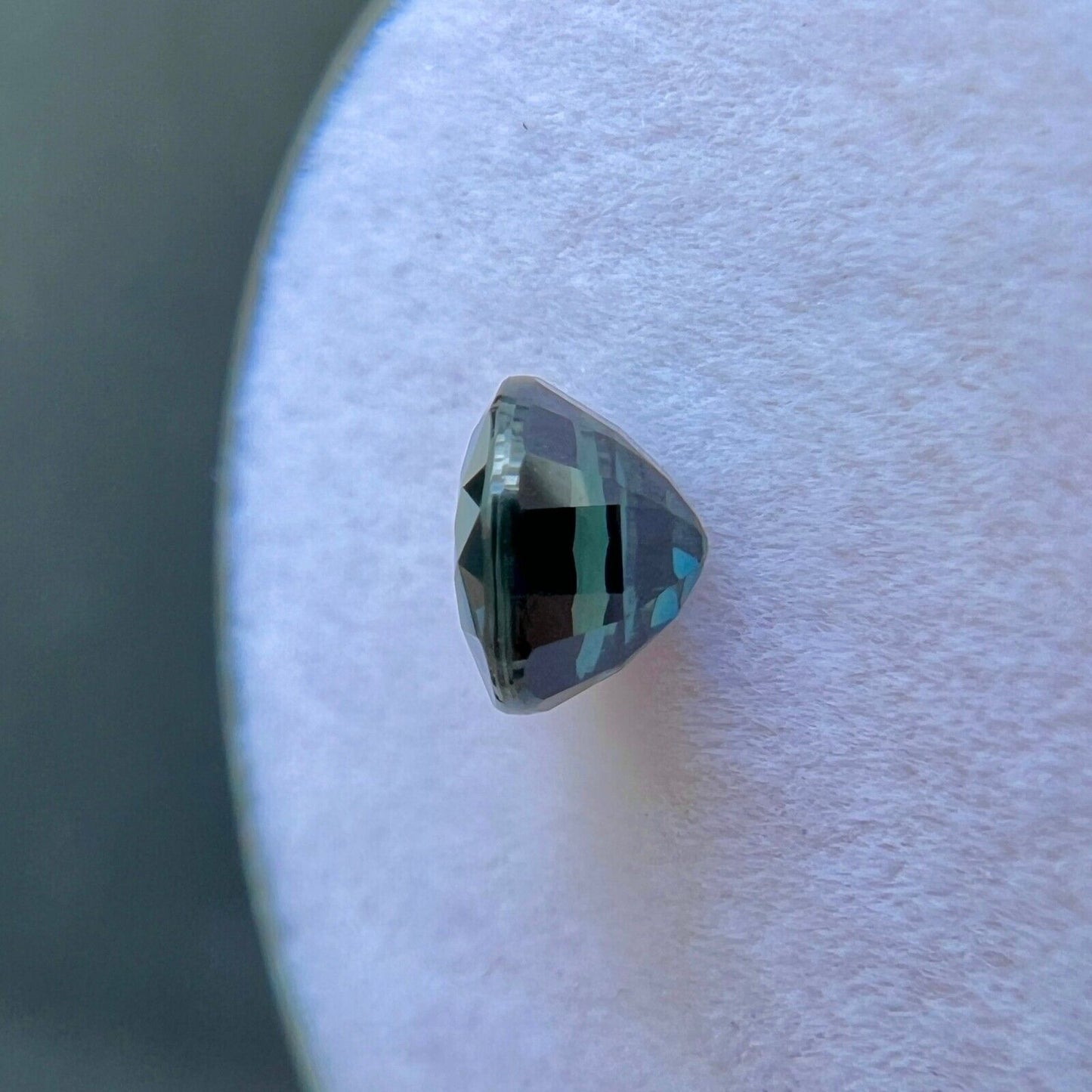 GIA CERTIFIED 1.02ct UNTREATED Dark Blue Sapphire Round Cut Untreated Loose Gem