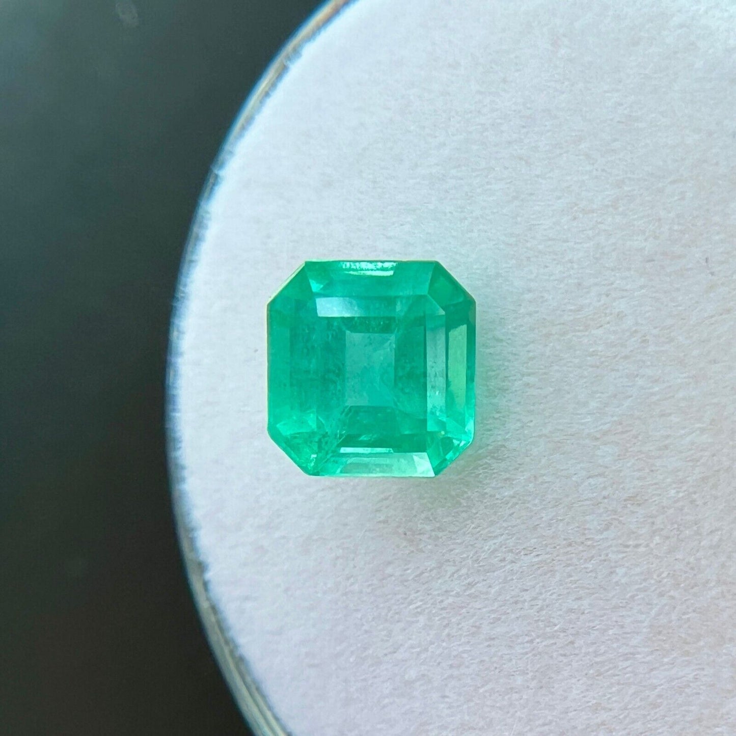 NATURAL 1.15ct Emerald RARE Vivid Green Octagon Cut 6.1 x 5.1mm Loose Gemstone