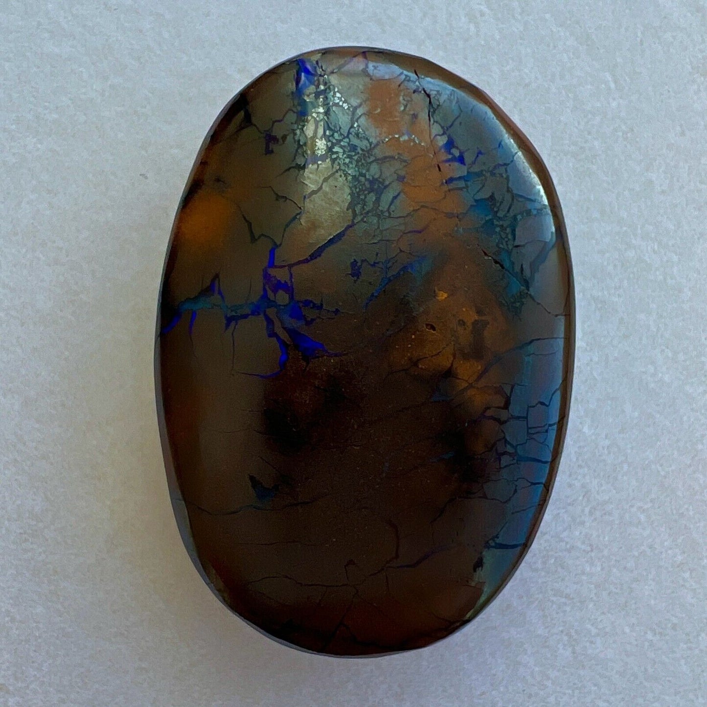 39.99ct NATURAL Boulder Opal Australian Freeform Matrix Koroit Nut Specimen