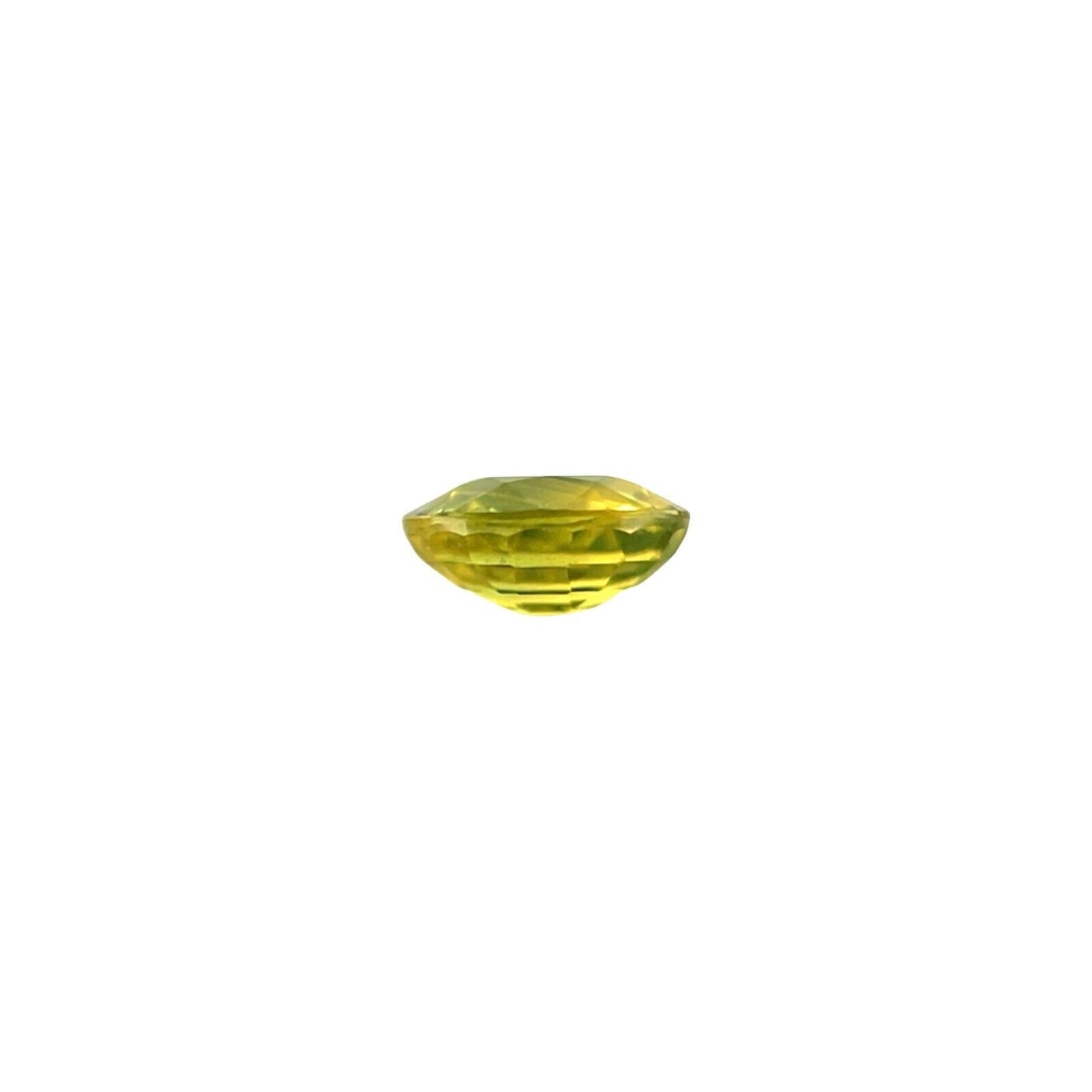 Unique Bi Colour 0.57ct Yellow Green NATURAL Sapphire Oval Australian 5.3x4.2mm
