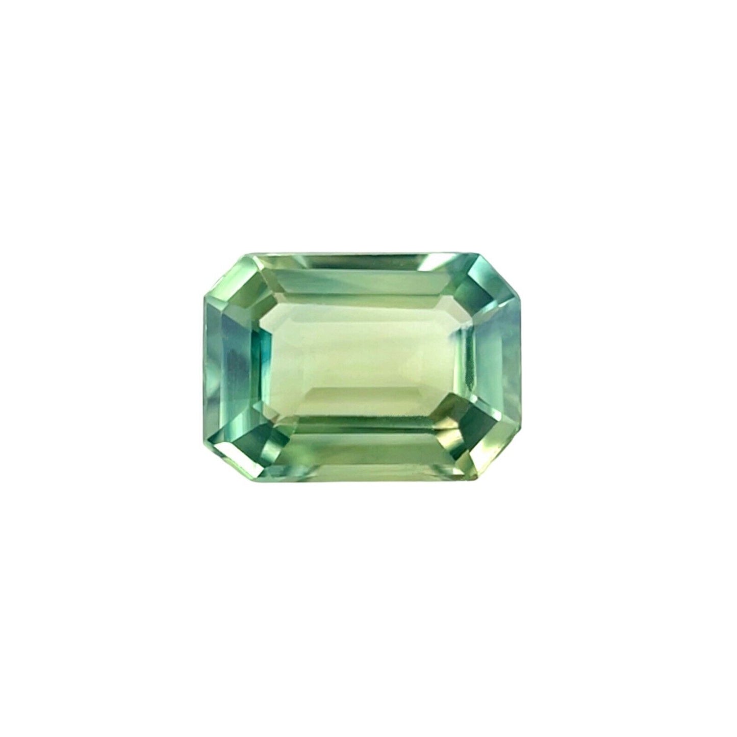 1.07ct Sapphire NATURAL Green Emerald Octagon Cut 6.8x5mm VS Loose Gem
