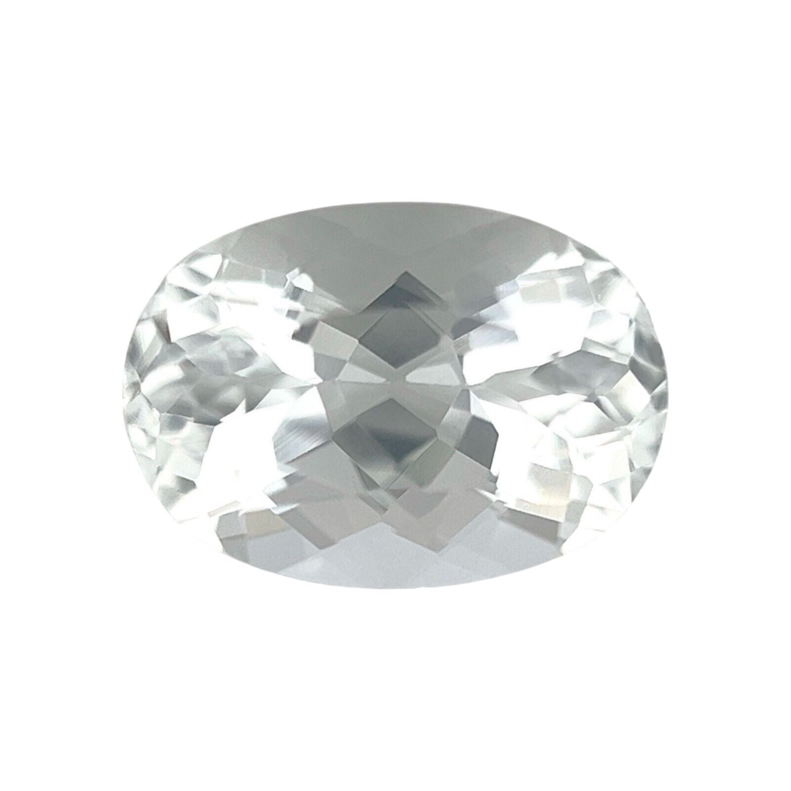 NATURAL Goshenite Beryl Colourless Oval Cut Loose RARE Gem VVS